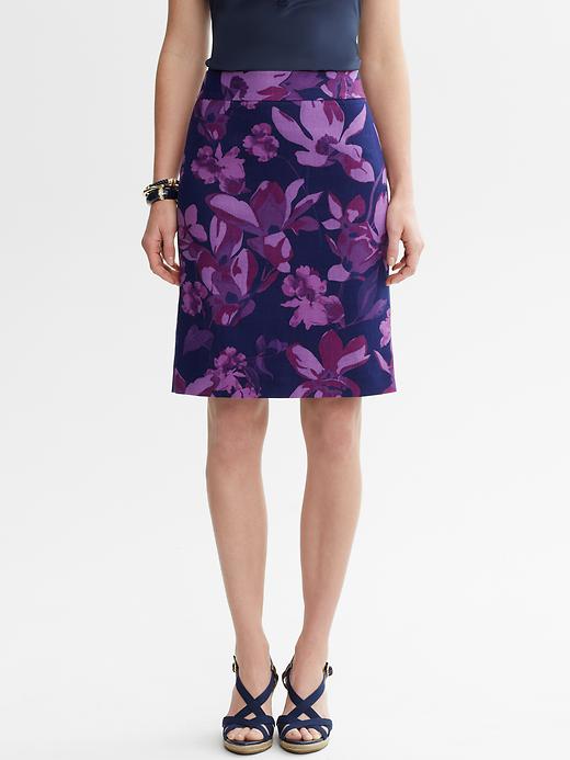Banana Republic Floral Pencil Skirt