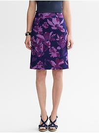 Floral Pencil Skirt