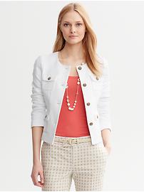 White Military Blazer