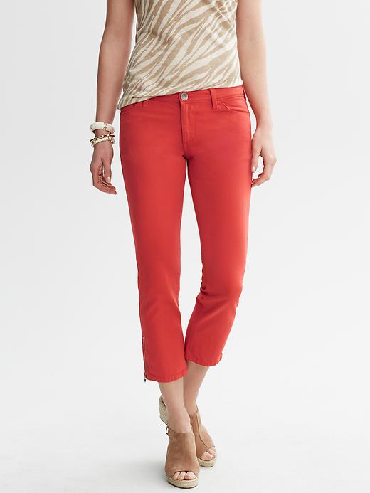Banana Republic Heritage Skinny Ankle Zip Pant