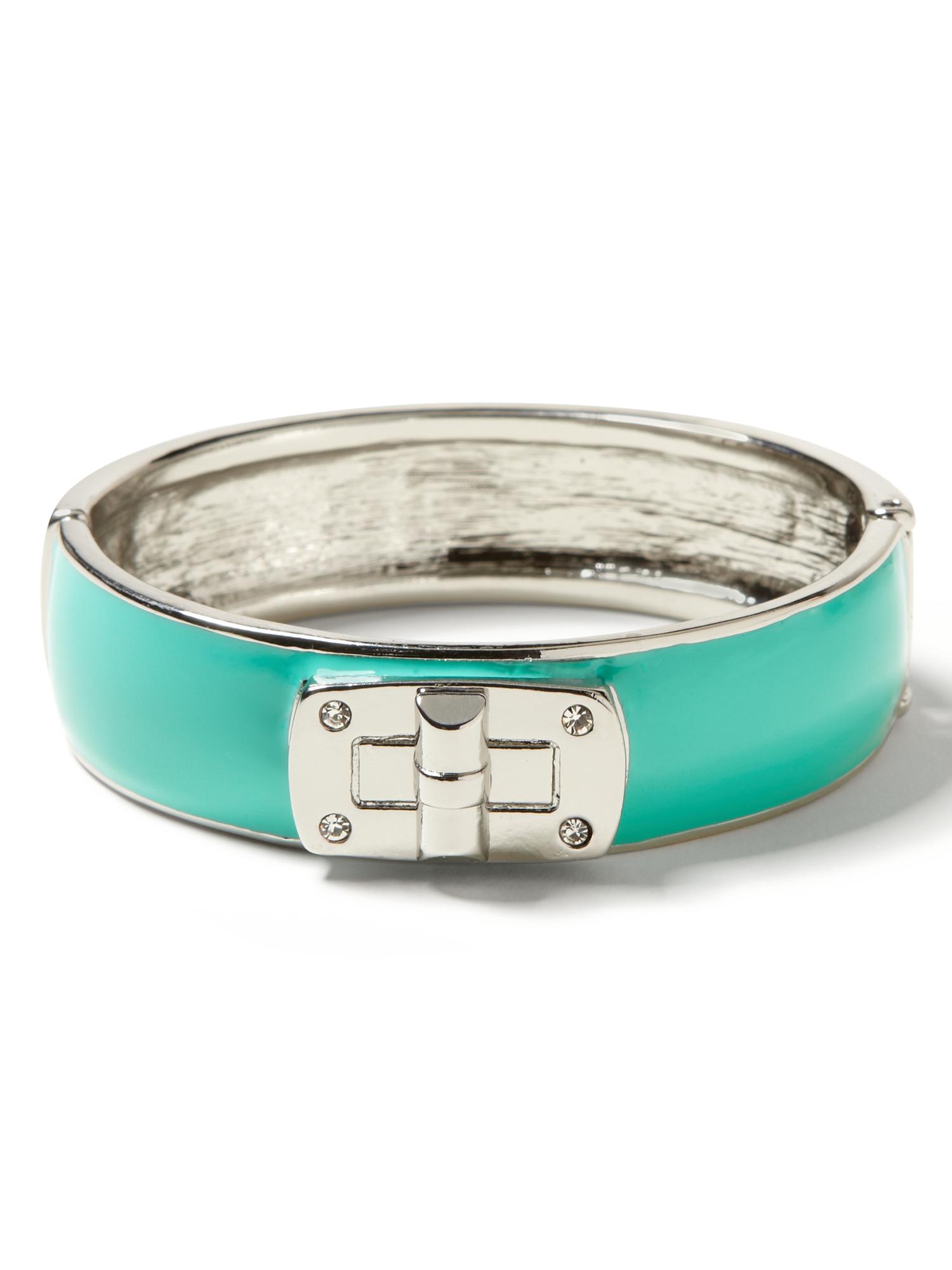 Milly Collection Enamel Lock Bangle