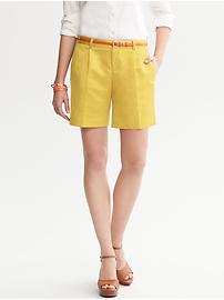 Pleat-Front Short