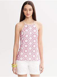 Milly Collection Circle Embroidered Top