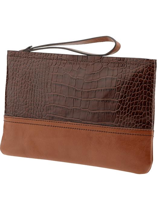 Banana Republic Painted Edge Market Wristlet