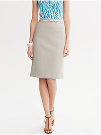 Sleek suit skirt