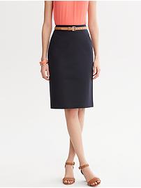 Sleek suit skirt
