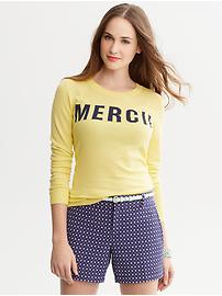 "Merci!" Pullover