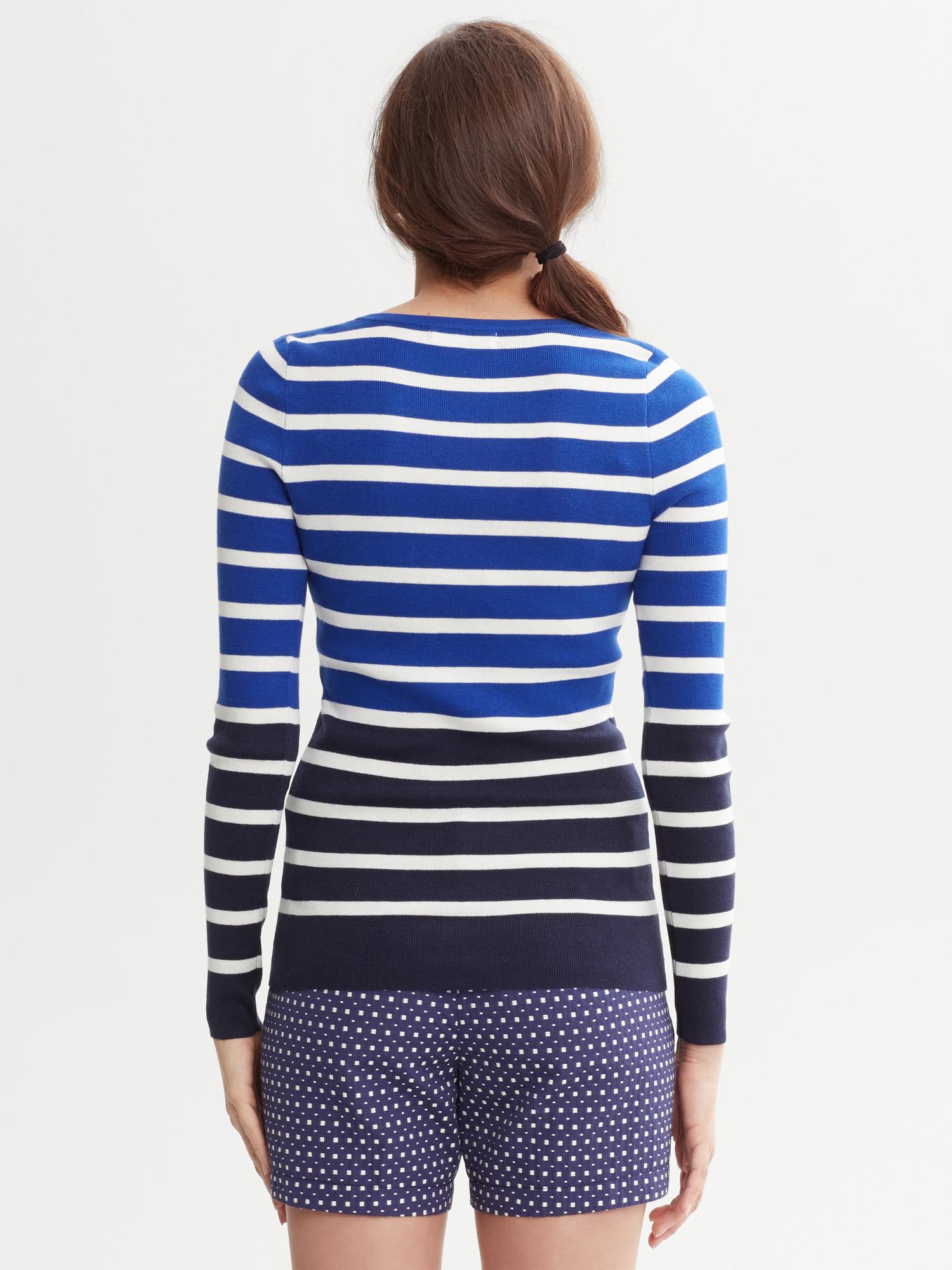 Striped Colorblock Sweater