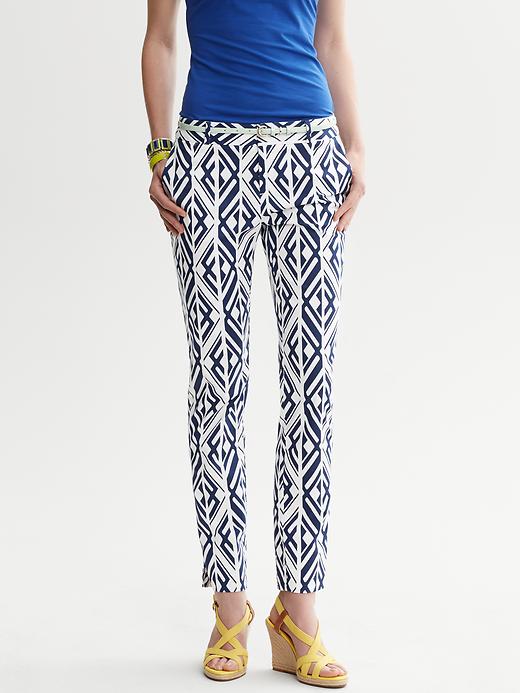 Banana Republic Camden Fit Bold Print Ankle Pant