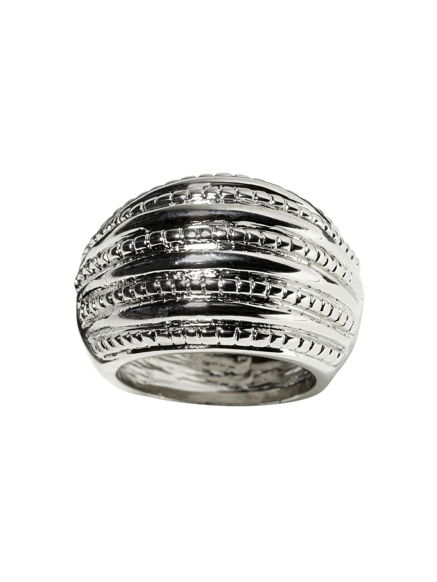 Silver Layers Ring