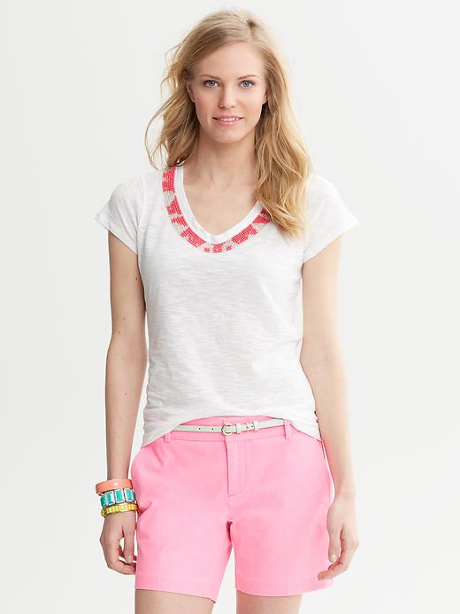 Banana Republic Milly Collection Beaded Necklace Top