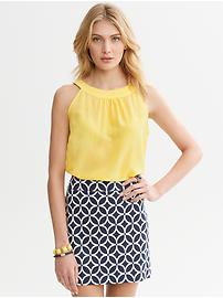 Silk Open-Back Top
