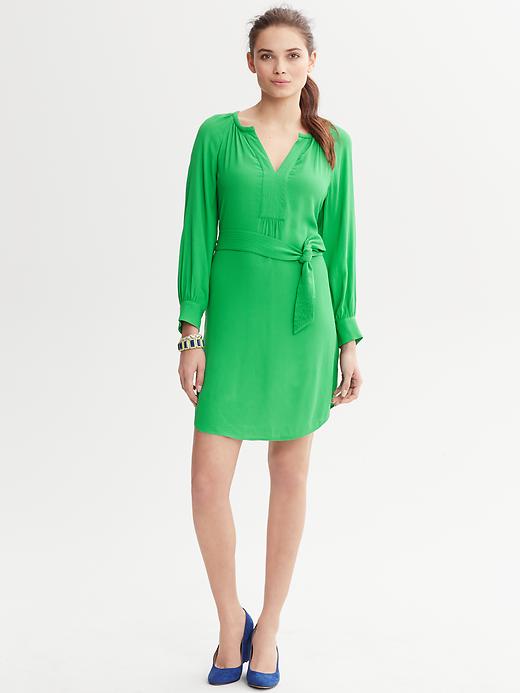 Banana Republic Belted Shirttail Dress