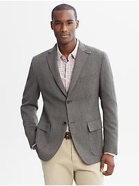 Heritage Herringbone Two-Button Blazer