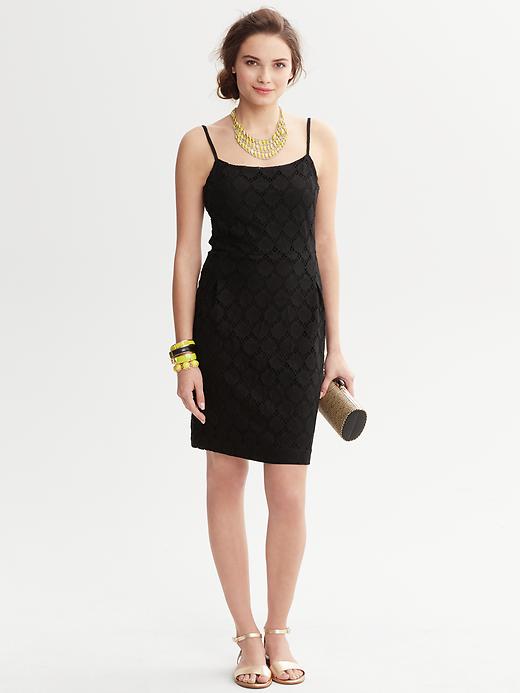 Banana Republic Black Lace Dress