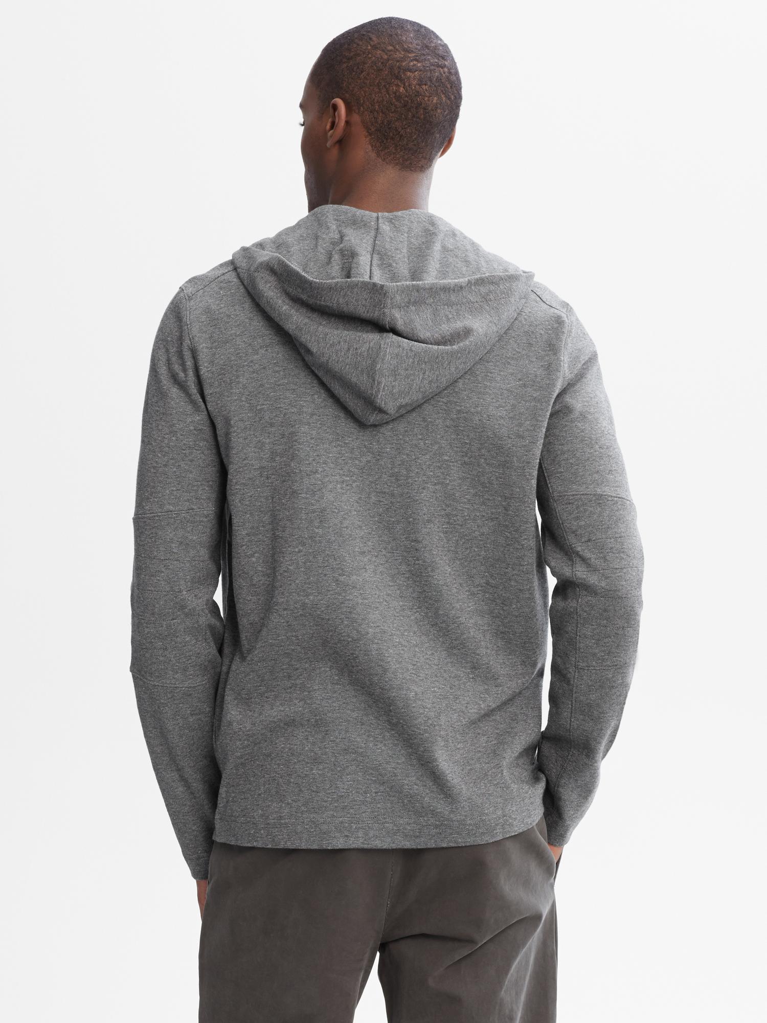 Heritage Moto-Sleeve Hooded Sweater