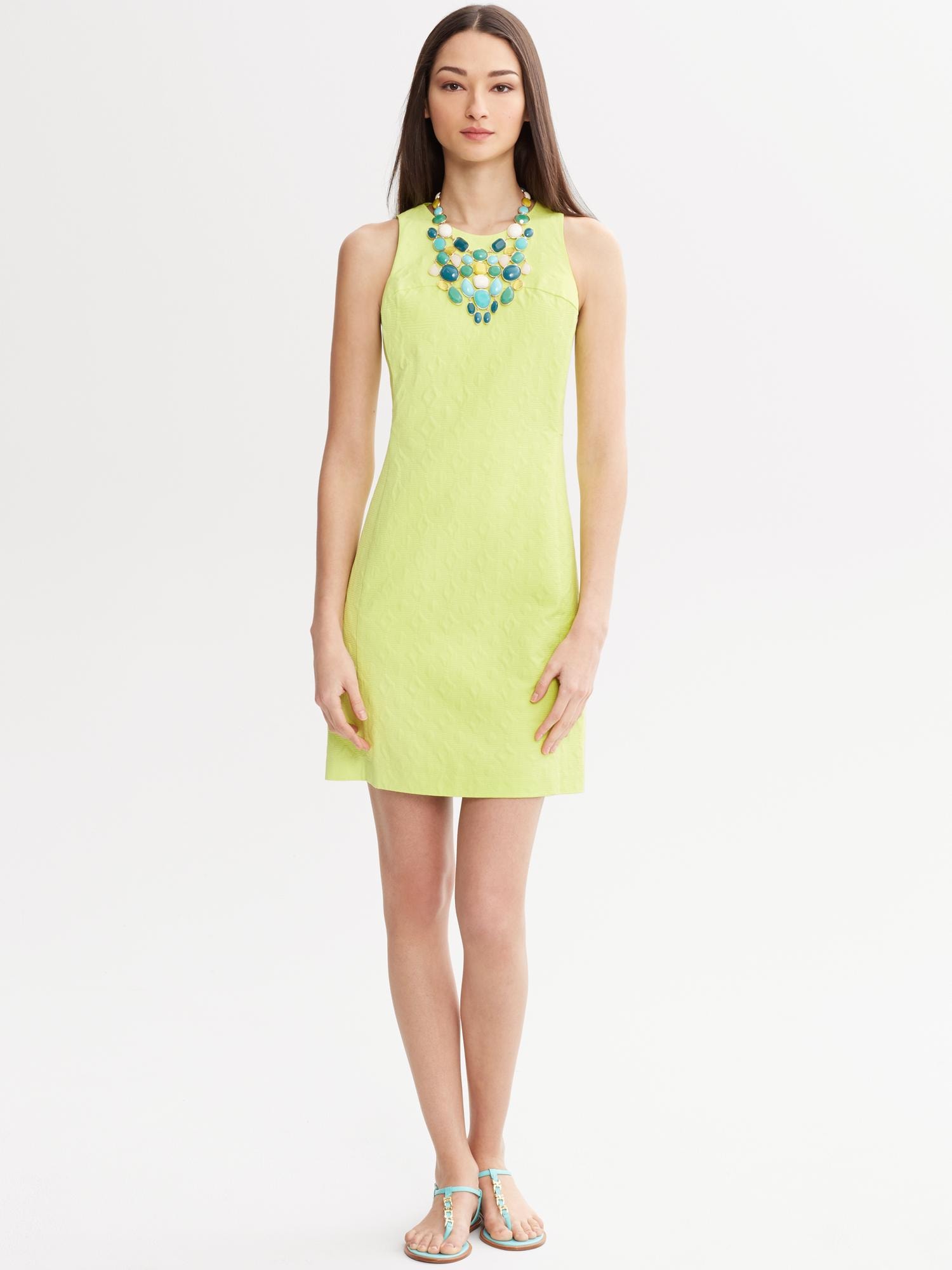 Milly Collection Sleeveless Jacquard Dress