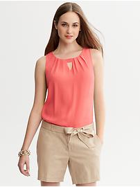 Pleated Keyhole Tank