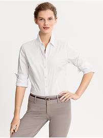 Tailored Non-Iron Sateen Shirt