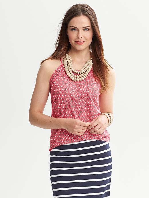Banana Republic Geo Print Halter Tank