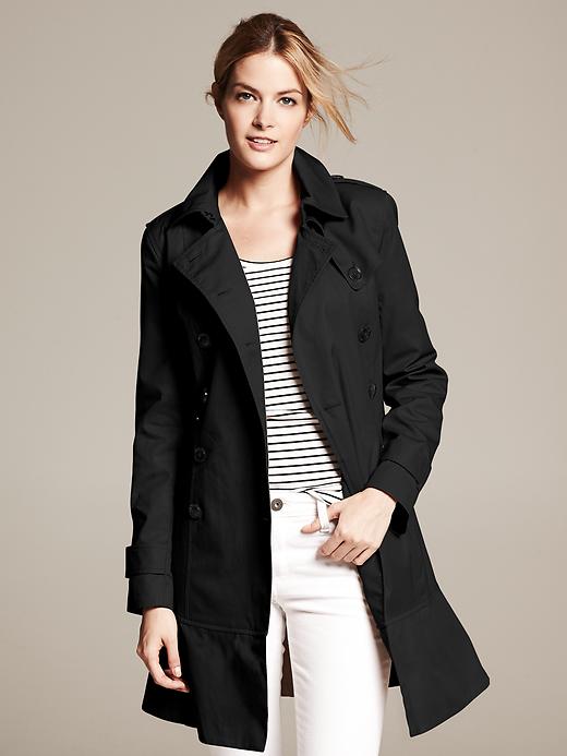 Banana Republic Ruffled Trench