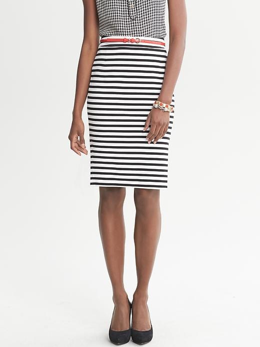 Banana Republic Striped Pencil Skirt