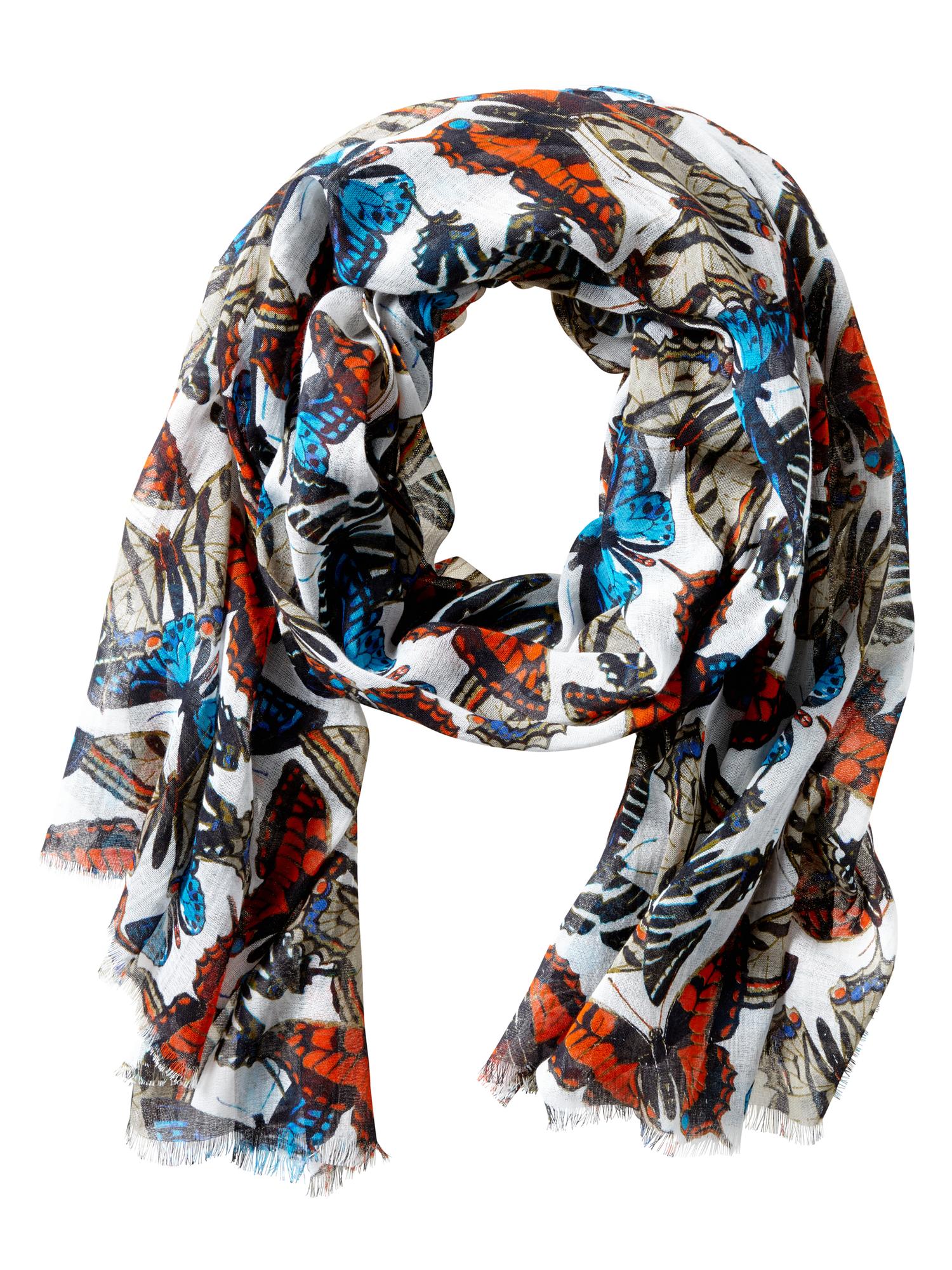 Butterfly Print Scarf