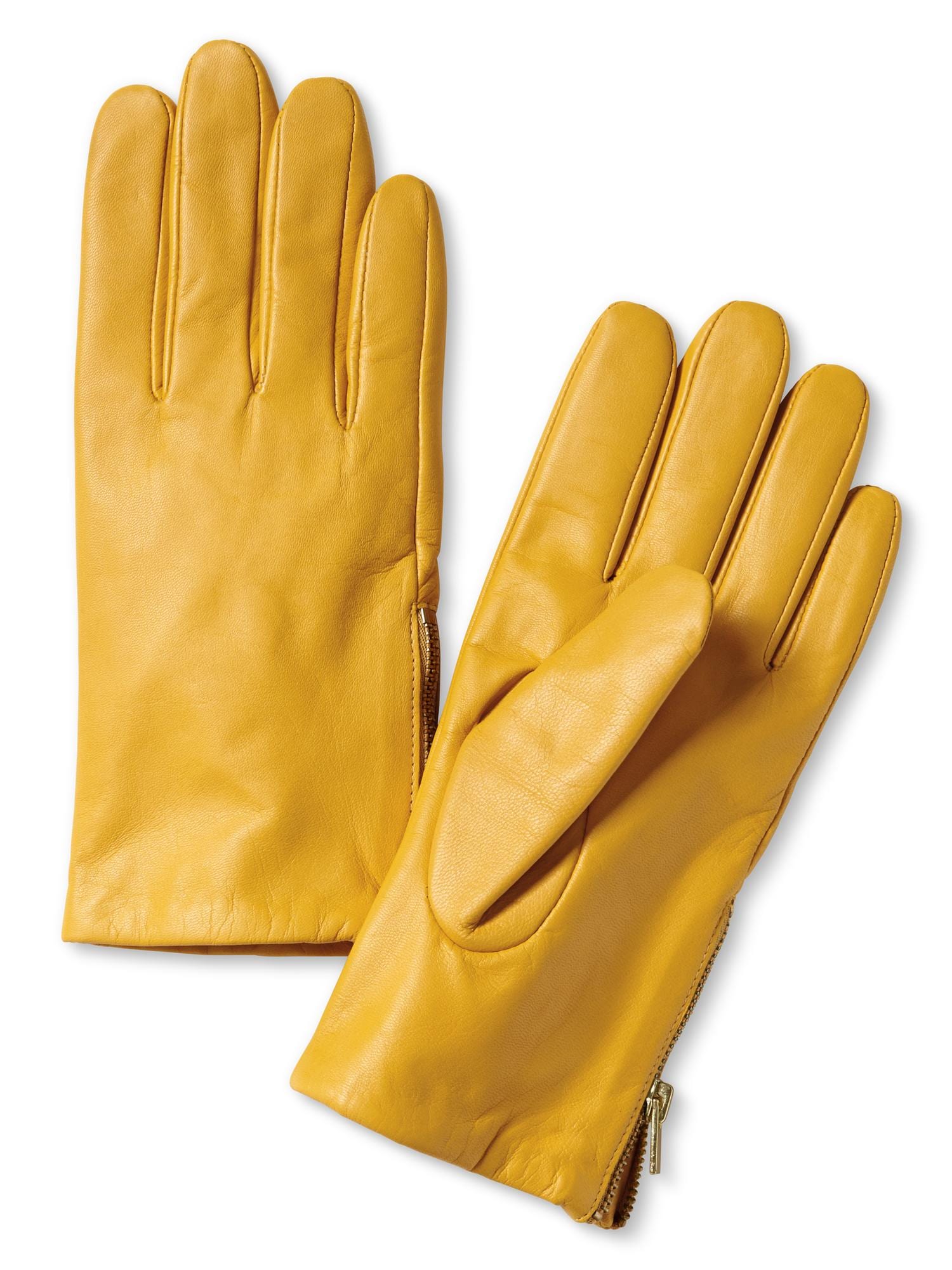 Leather Zip Glove