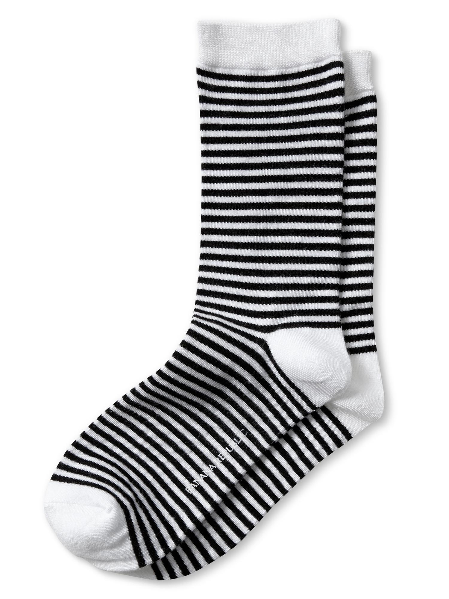 Mini-Stripe Trouser Sock