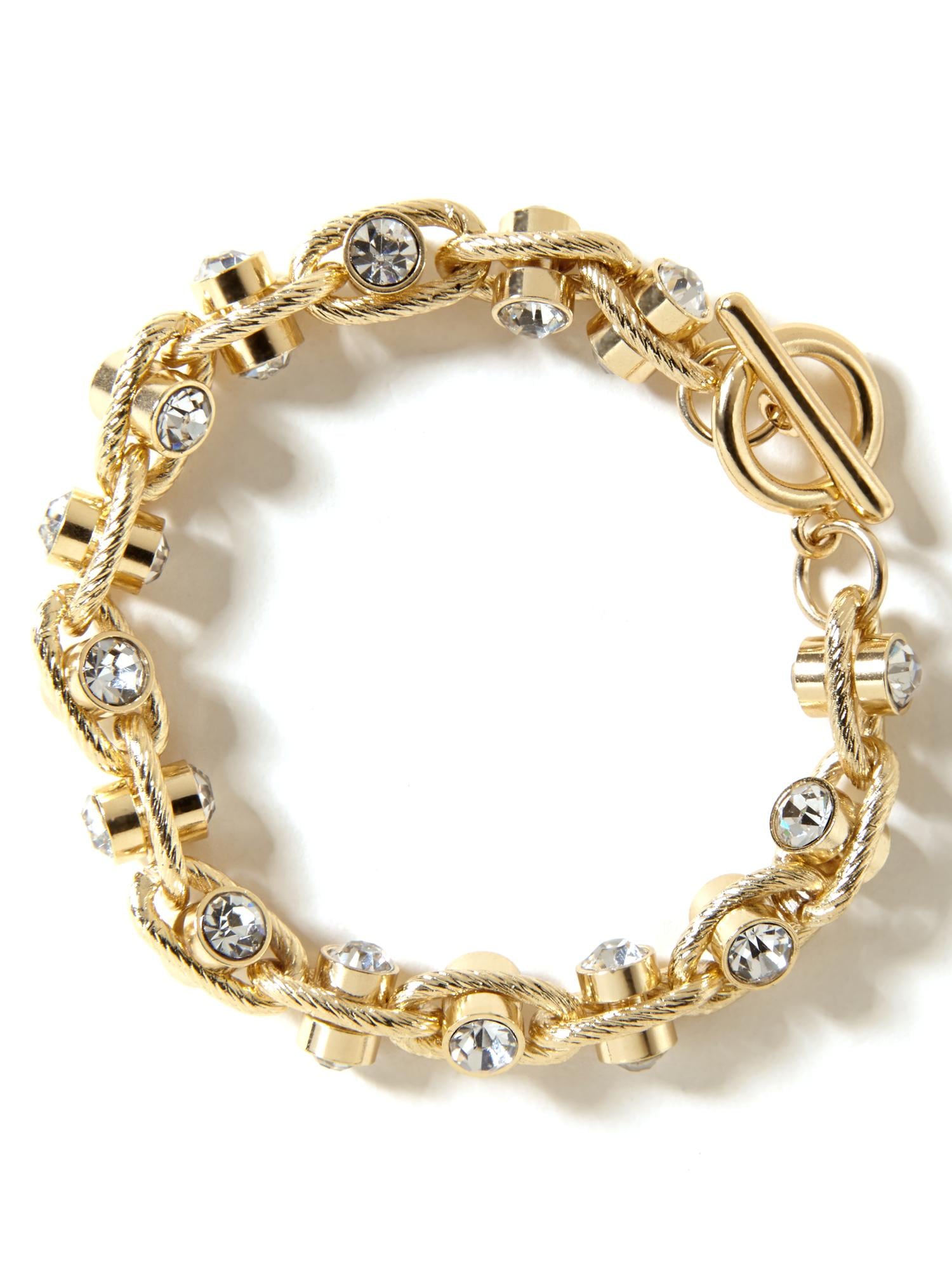 Crystal Toggle Bracelet