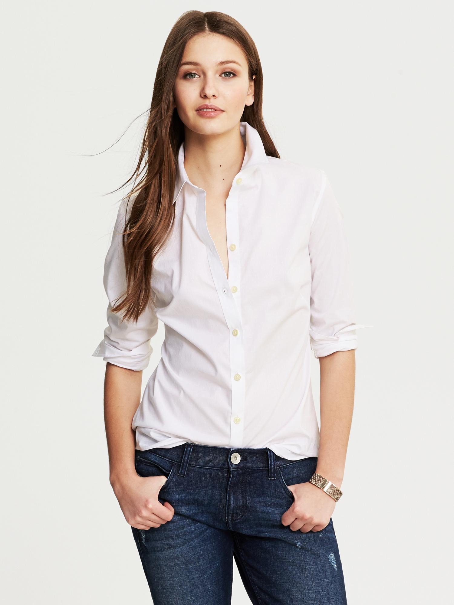 Fitted Non-Iron Textured Shirt