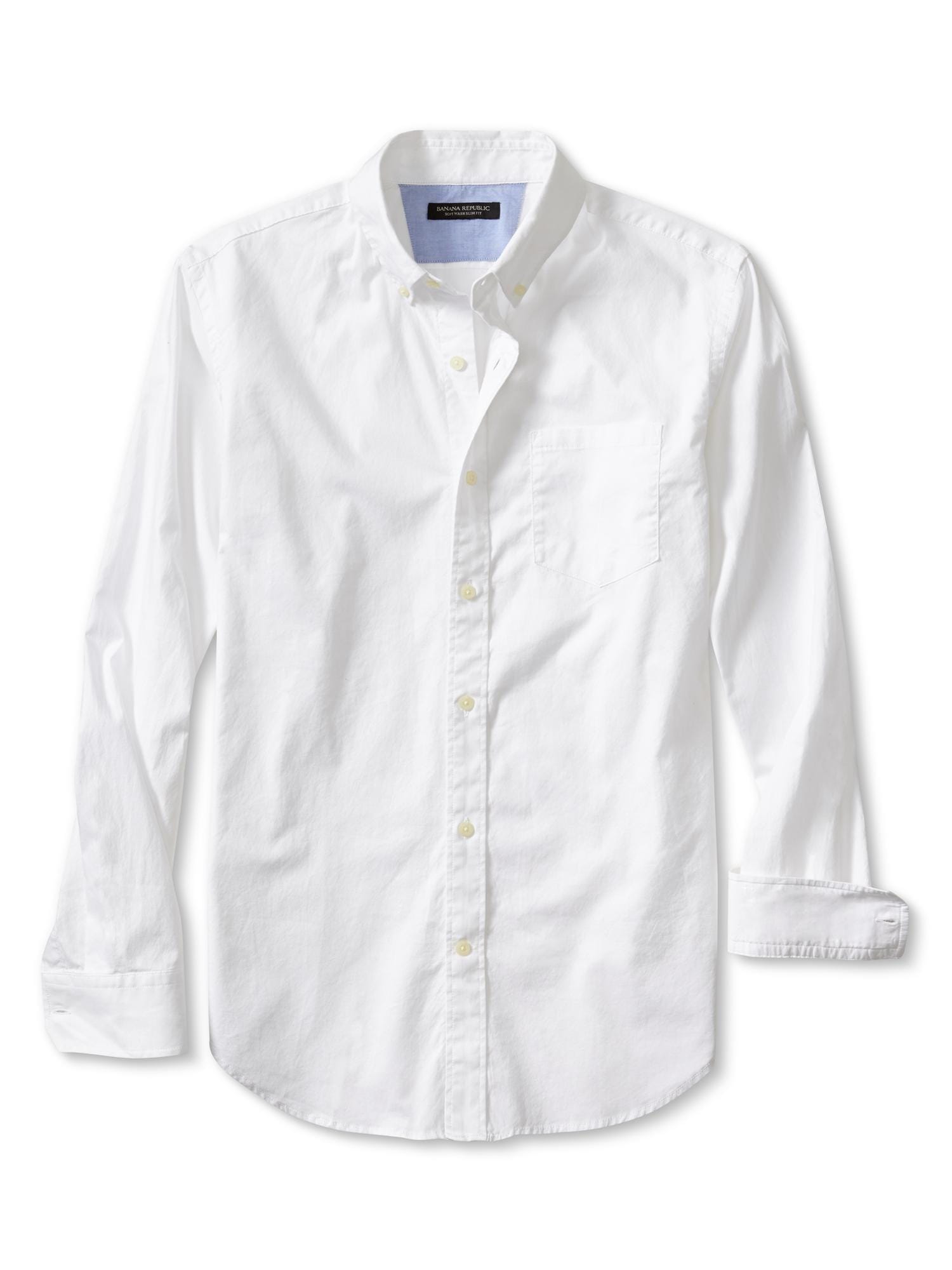 Slim-Fit Soft-Wash Button-Down Shirt