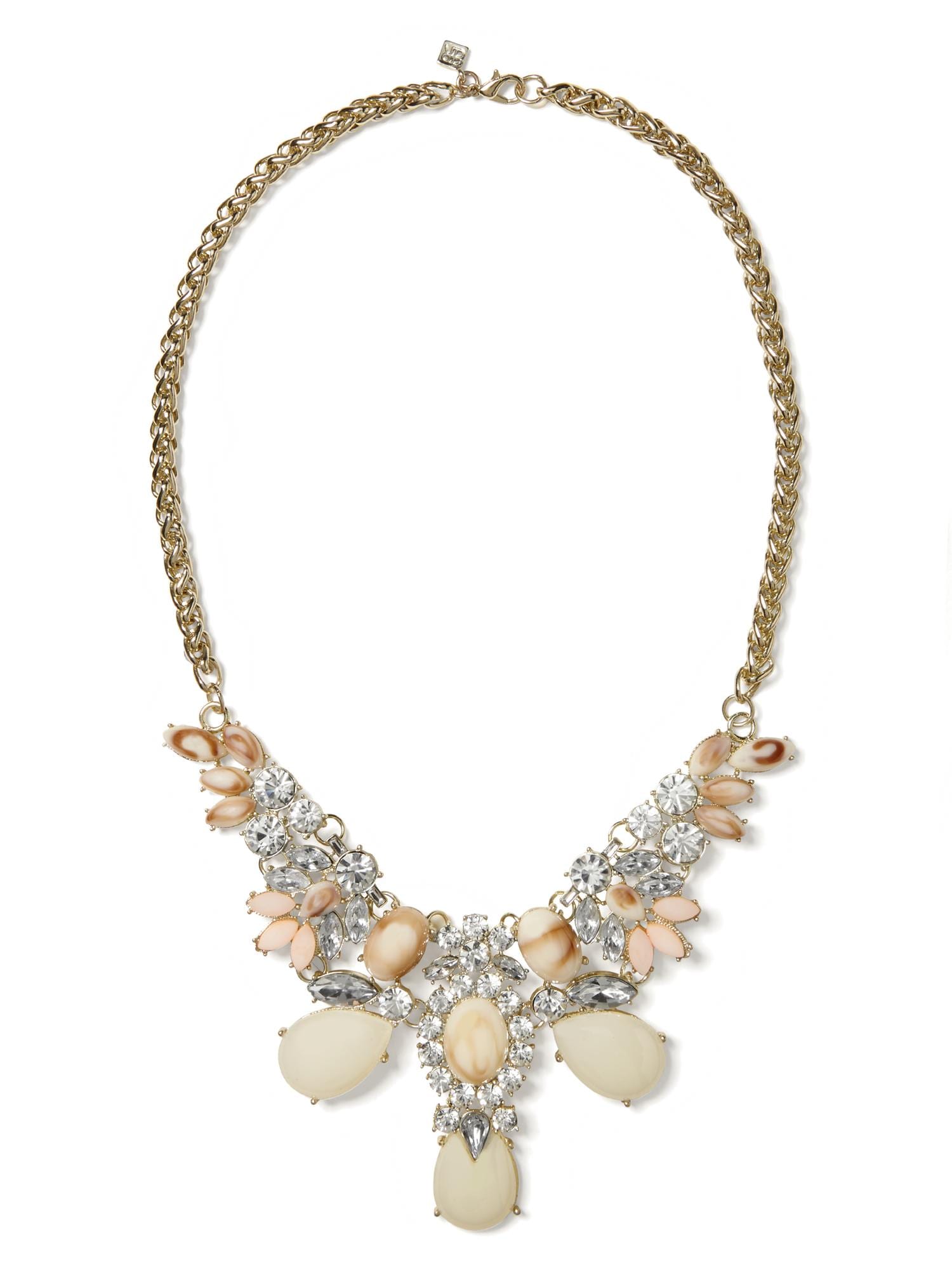 Peaches and Cream Statement Necklace