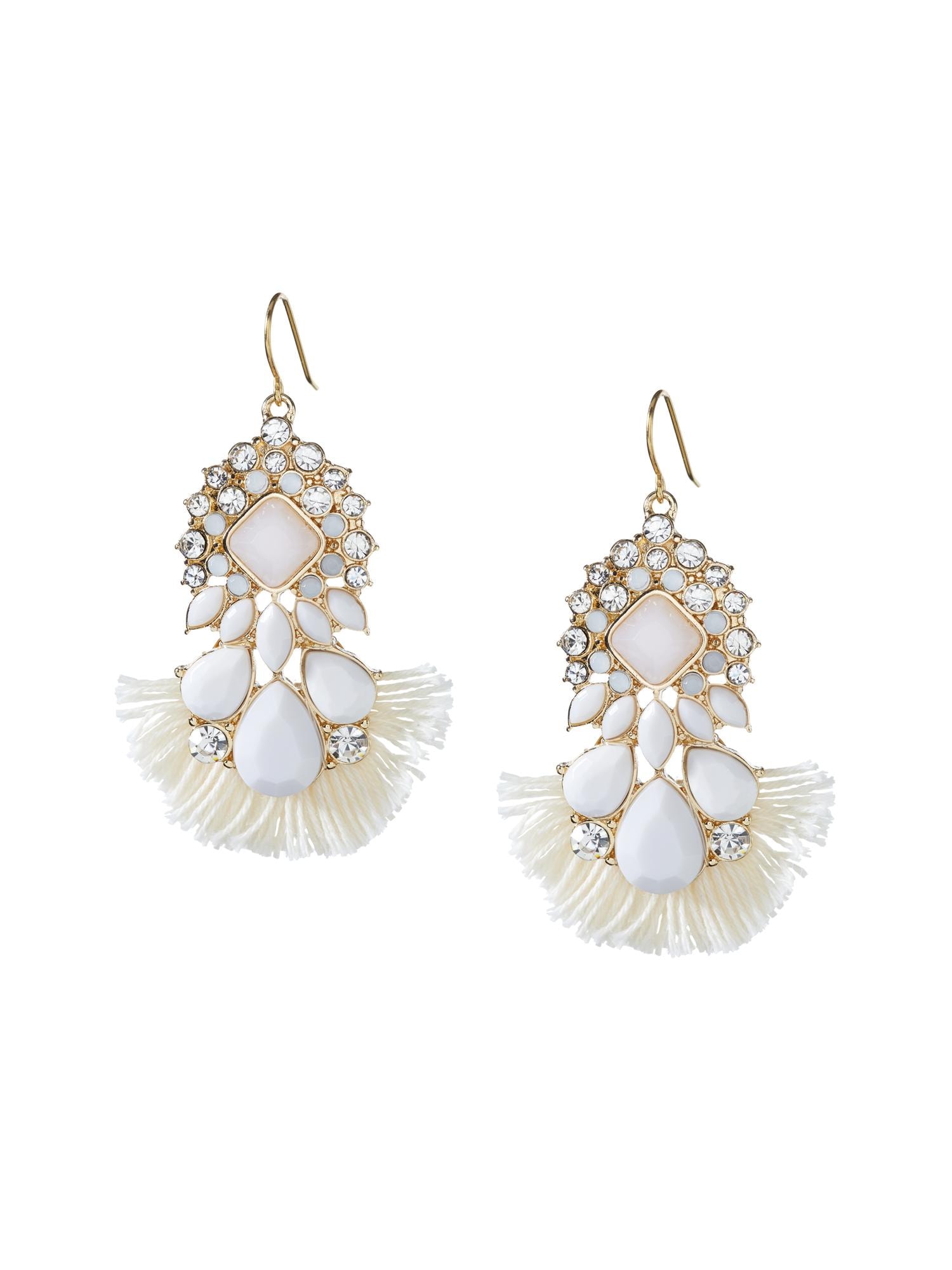 Shimmer Chic Statement Earring