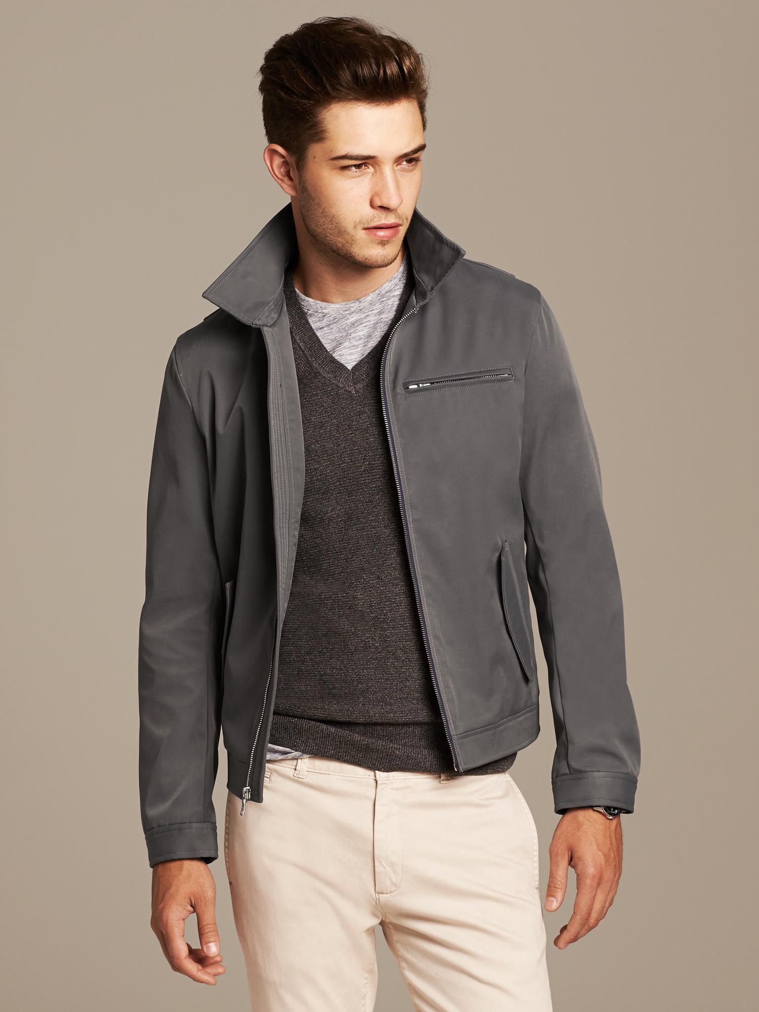 Gray Zip Jacket