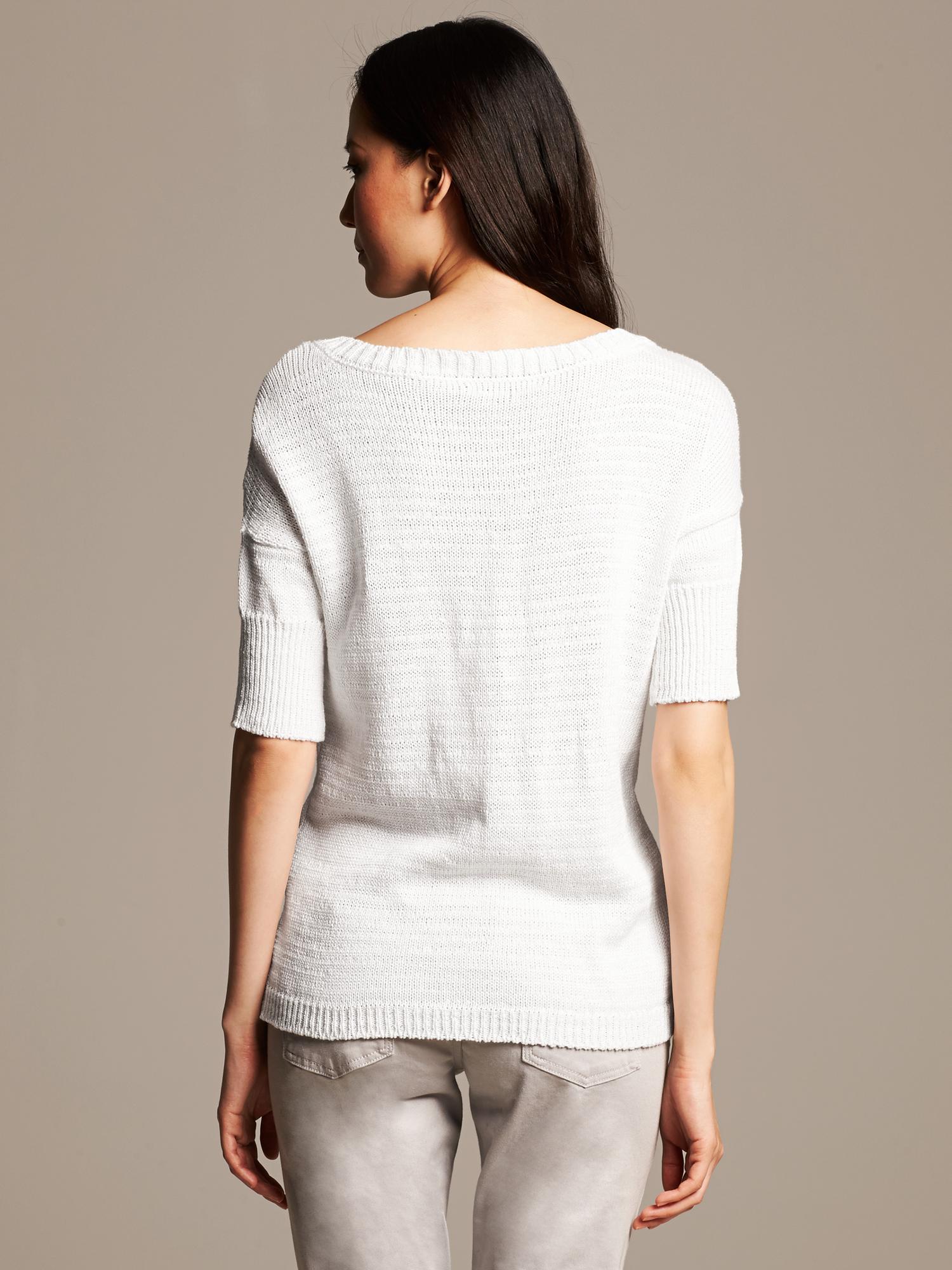 Elbow-Sleeve Pullover