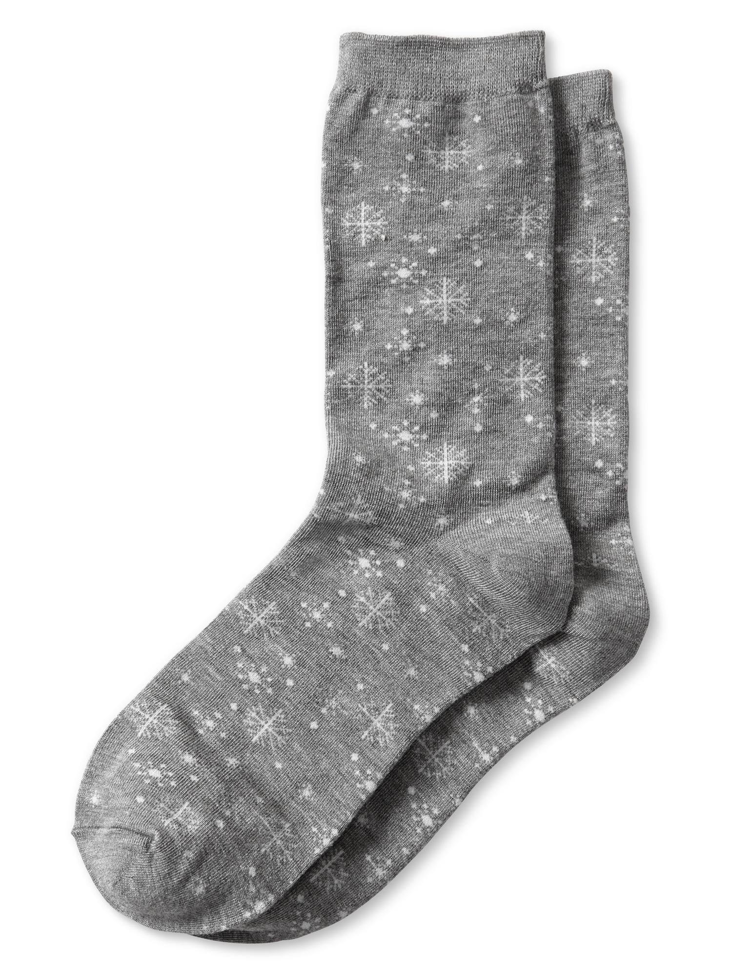 Snowflake Trouser Sock