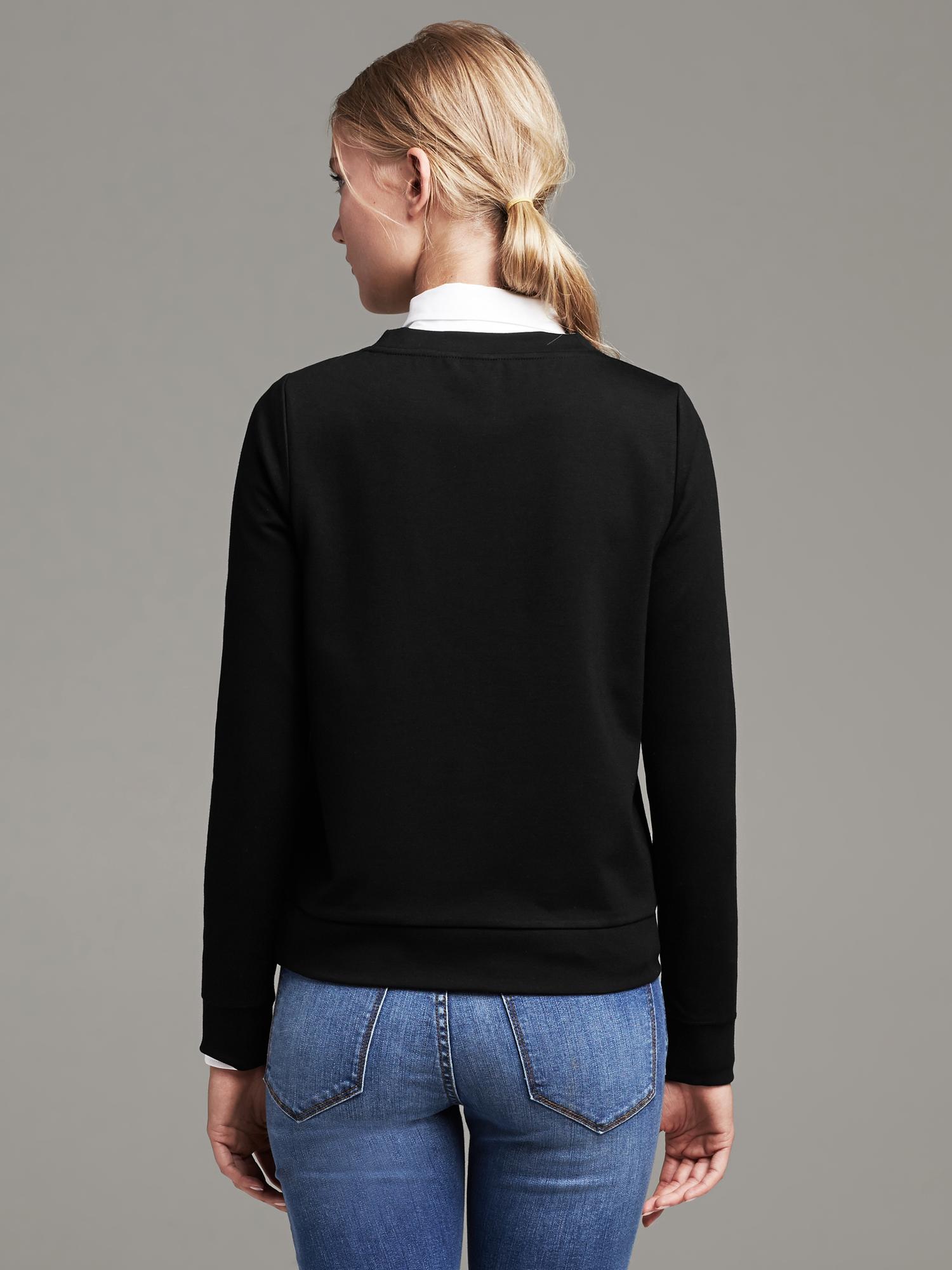 "The Little Black Sweatshirt" Pullover