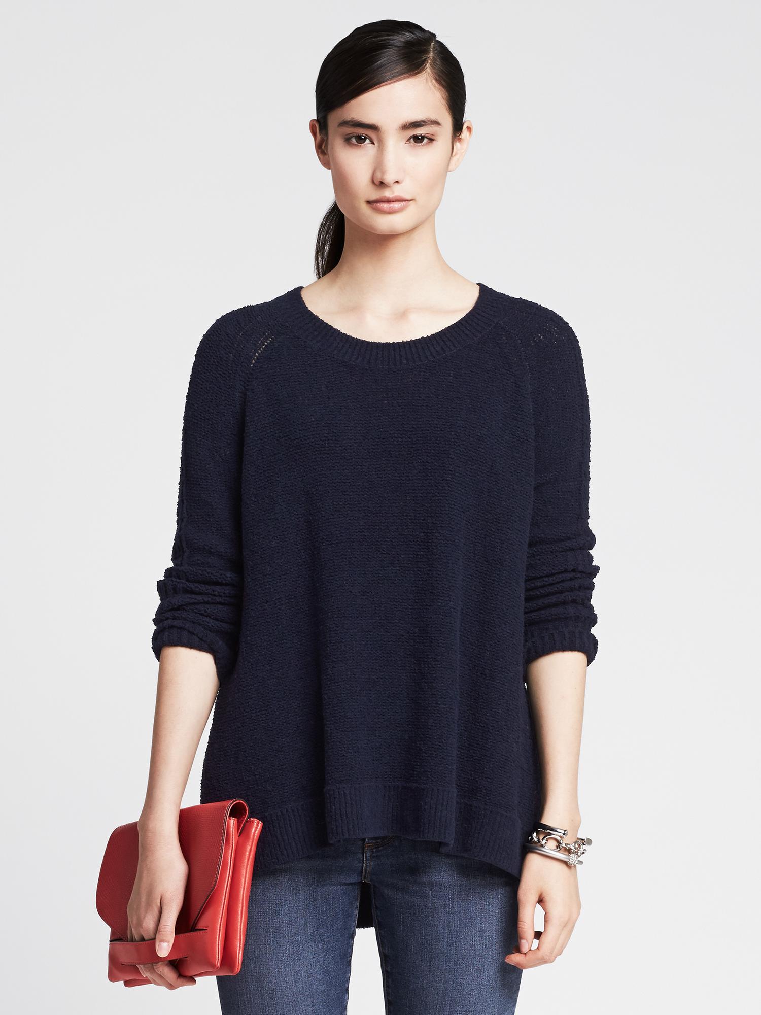 Textured Swing Pullover