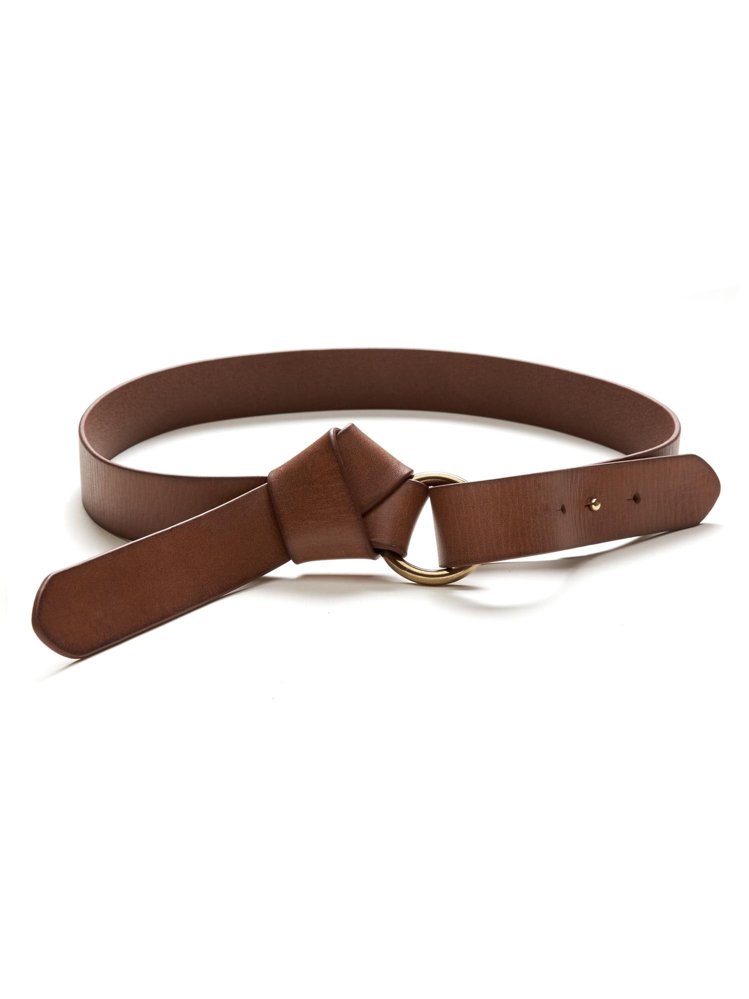 Knotted Leather Belt