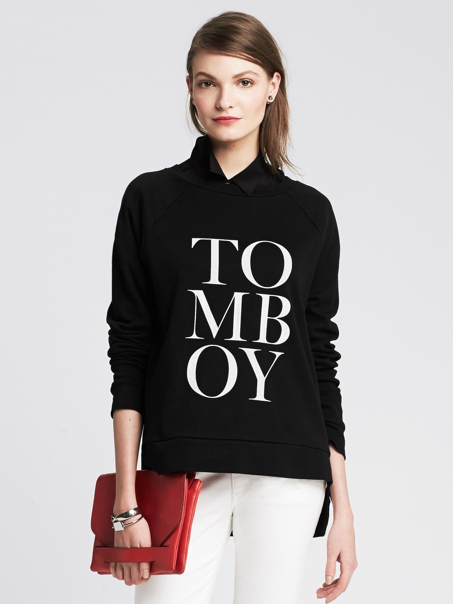 "Tomboy" Graphic Sweatshirt