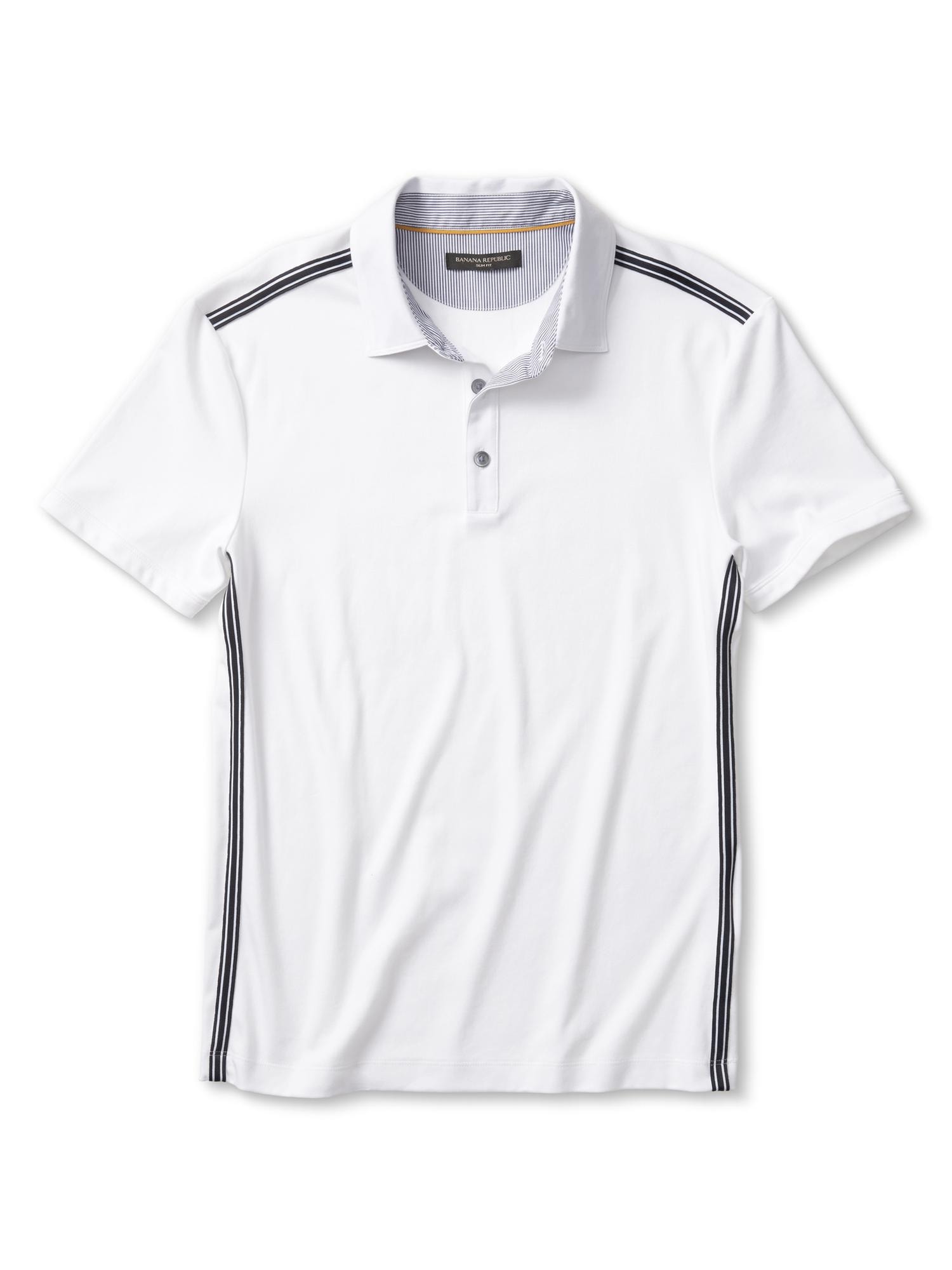 Luxe-Touch Tape-Trim Polo