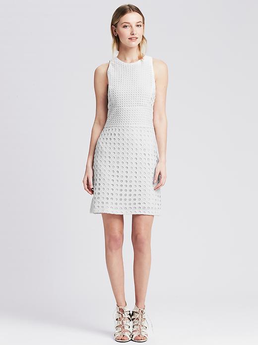 Banana Republic Eyelet Sheath Dress