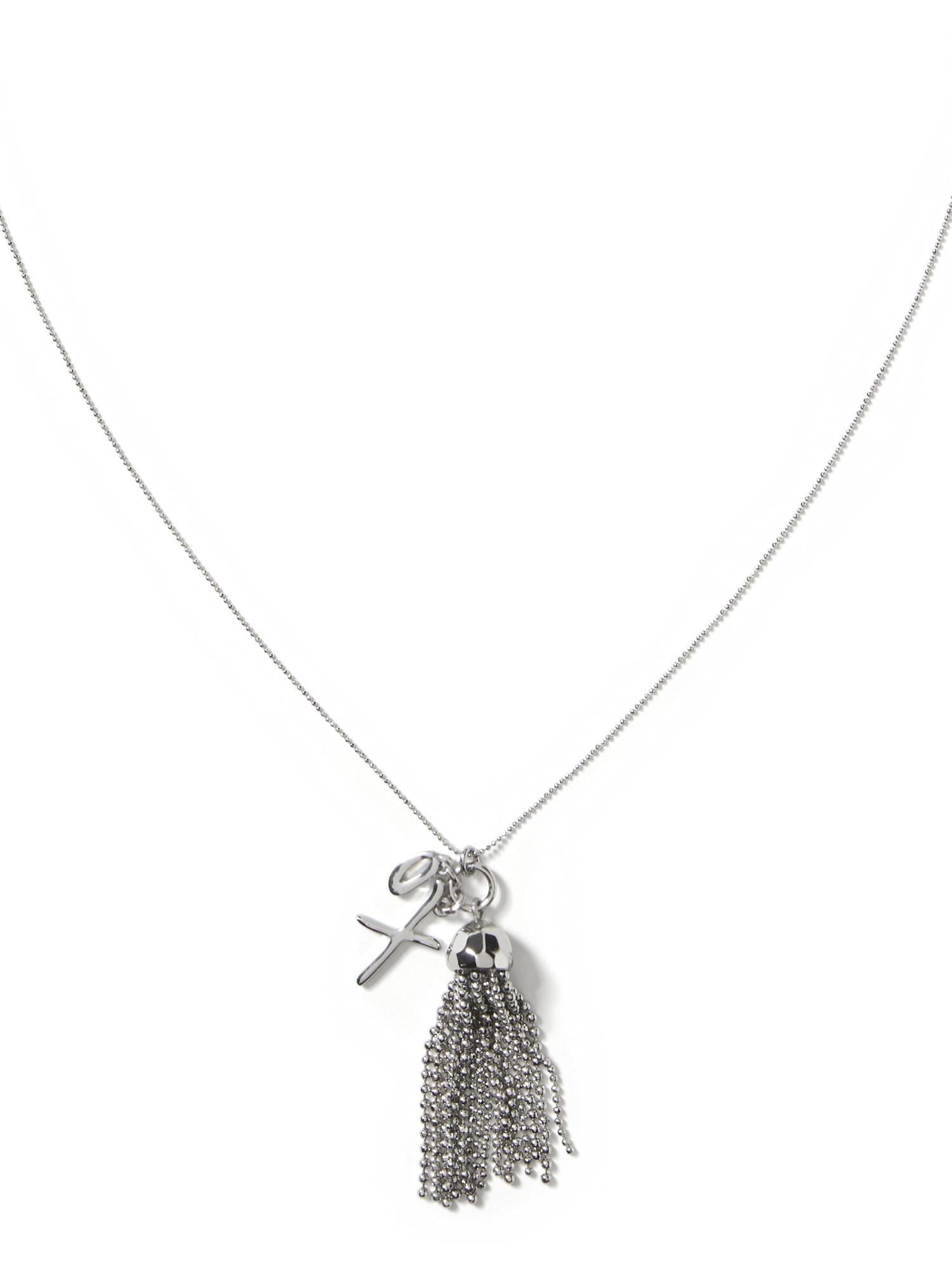 XO Tassel Pendant Necklace