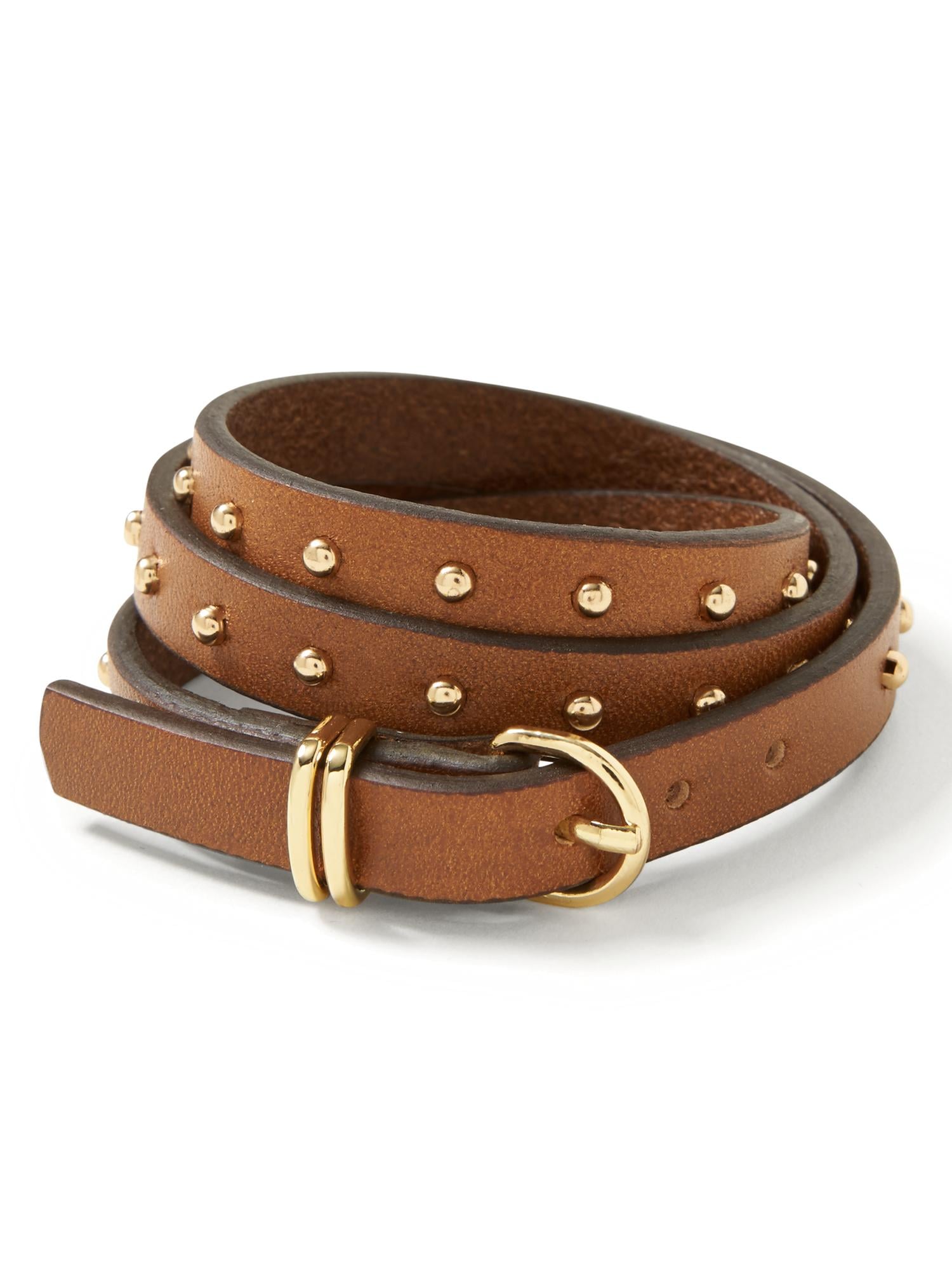 Triple-Wrap Leather Bracelet