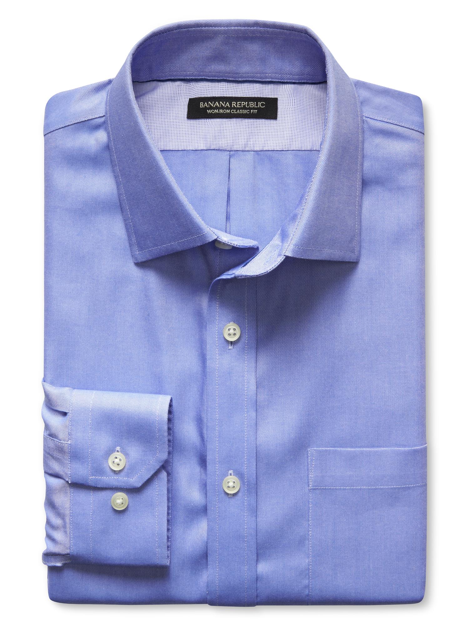 Classic-Fit Non-Iron Solid Shirt