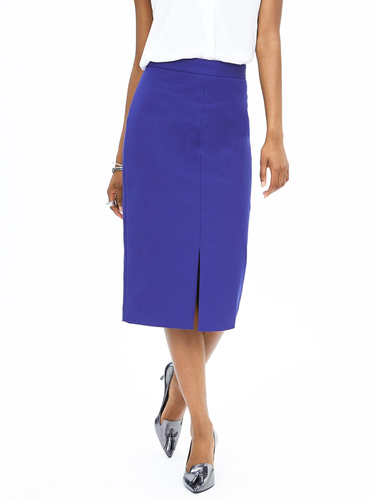 Sloan-Fit Vented Pencil Skirt