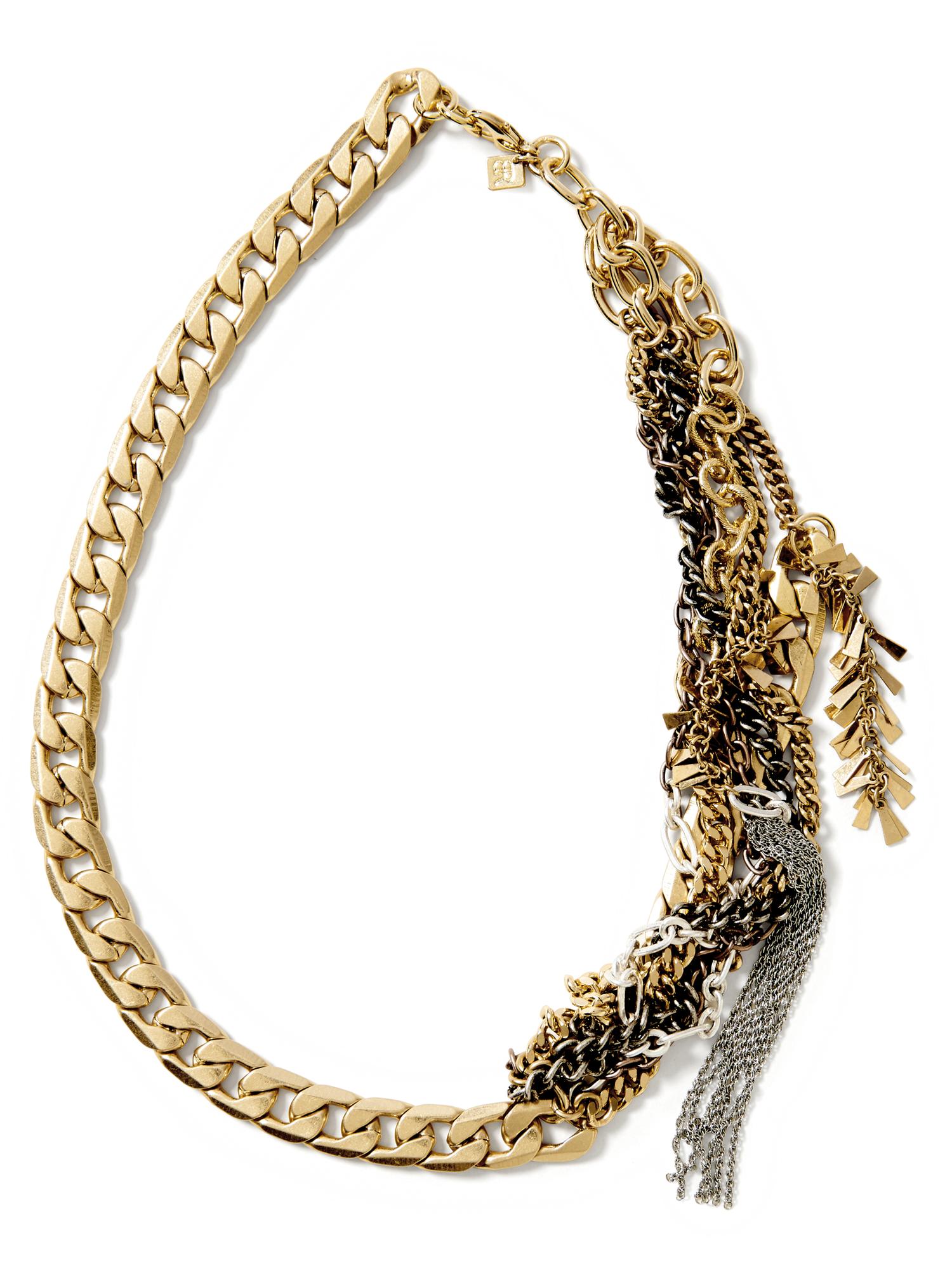 Mixed-Metal Chain Necklace