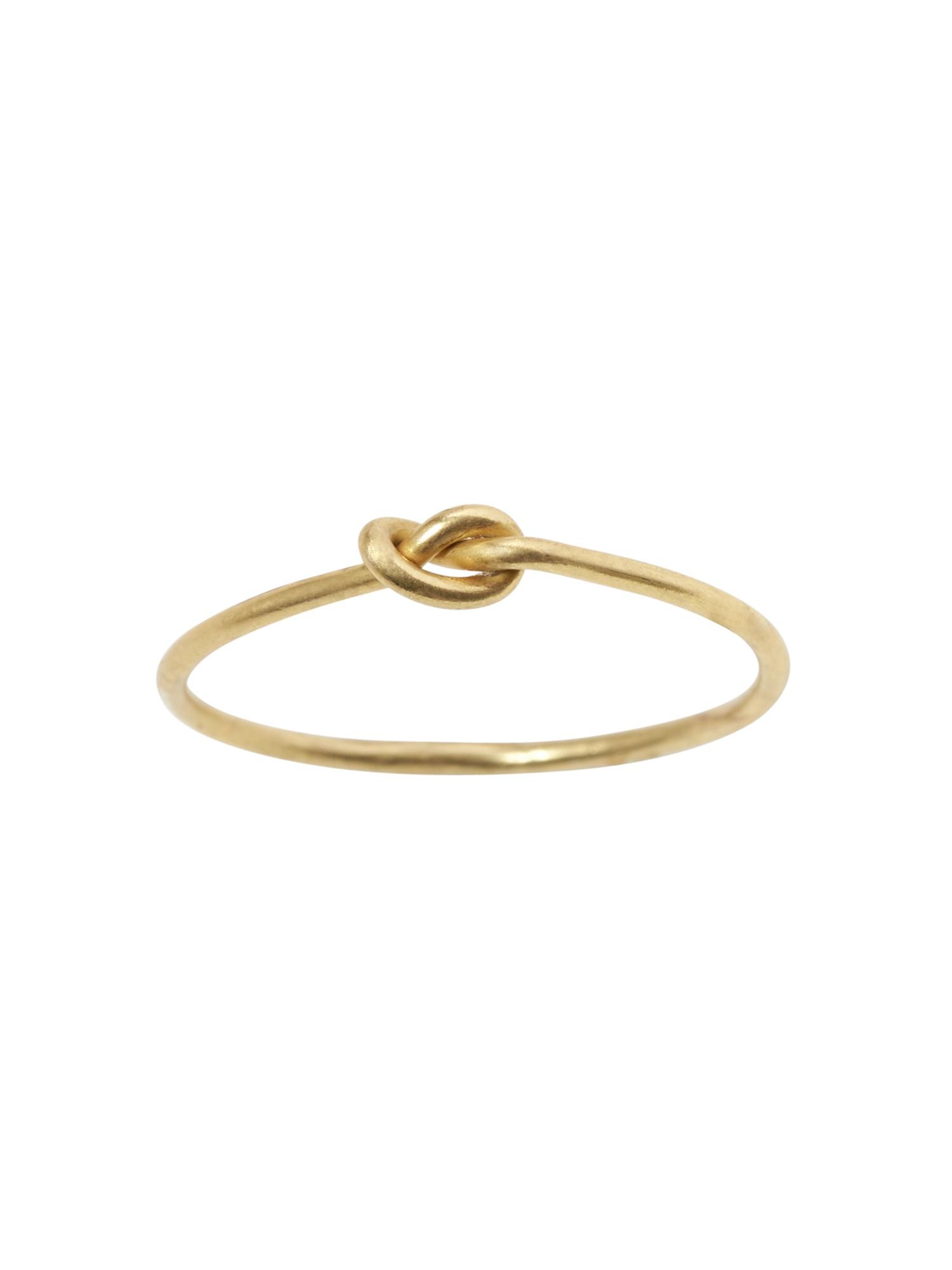 Delicate Knot Ring