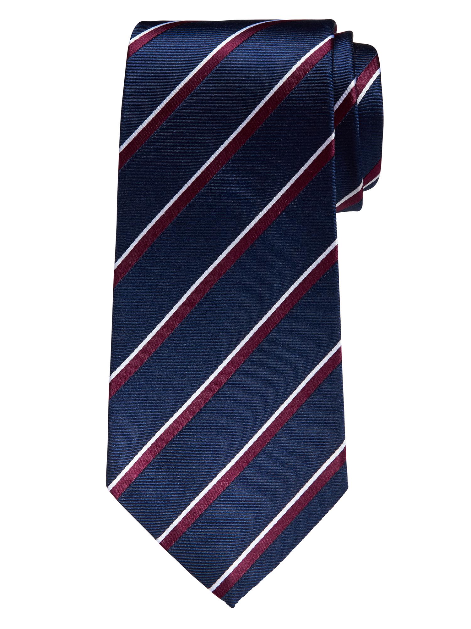 Double-Stripe Silk Tie